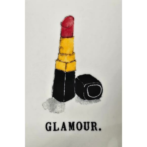 RAE DUNN GLAMOUR RED LIPSTICK TRAY CERAMIC SOAP DISH TRINKET PLATE - Picture 4 of 6